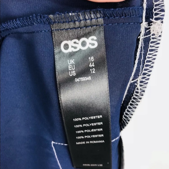 Asos color block blouse sz 12 - Picture 5 of 8